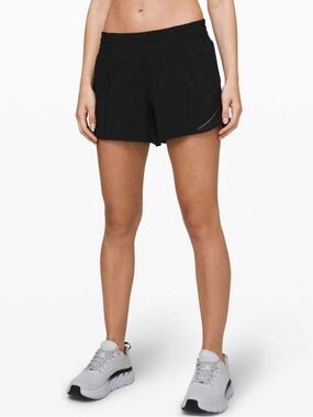 Lululemon Hotty Hot Short *High-Rise Long 4"
Black